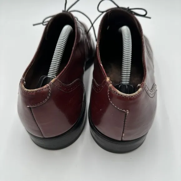 Allen Edmonds Kingswood Wingtip Oxfords Dress Shoes 2977 Burgundy 11 D