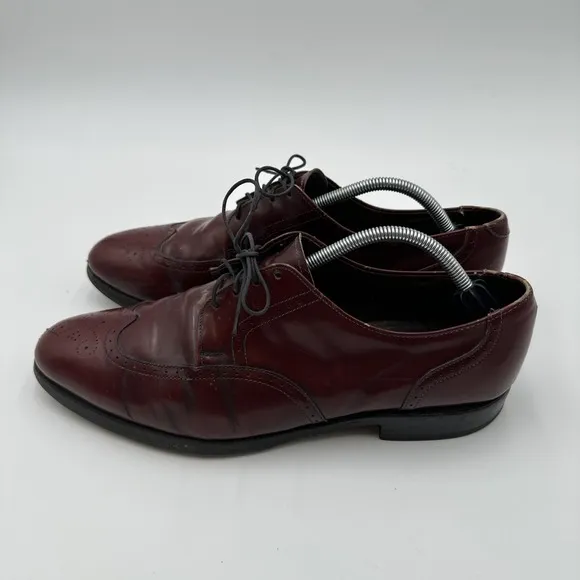 Allen Edmonds Kingswood Wingtip Oxfords Dress Shoes 2977 Burgundy 11 D