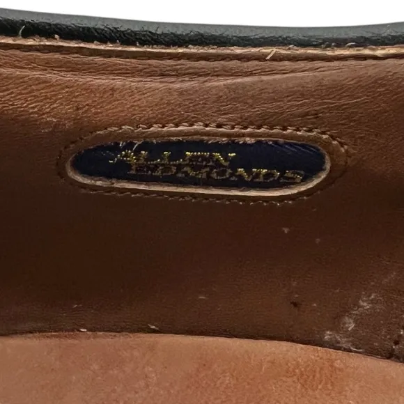Allen Edmonds  MCALLISTER Mens 11 A Wingtip Oxfords Brown Red Made In USA