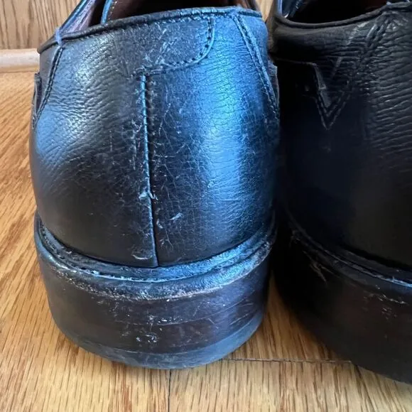 Allen Edmonds Mcallister Wingtip Oxfords Black Dress‎ Shoes 10D Leather Lace Up