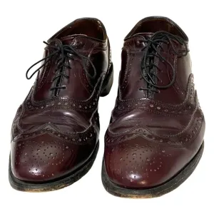 Allen Edmonds McAllister Wingtip Oxfords Shoes Mens 9 D 73524 Oxblood