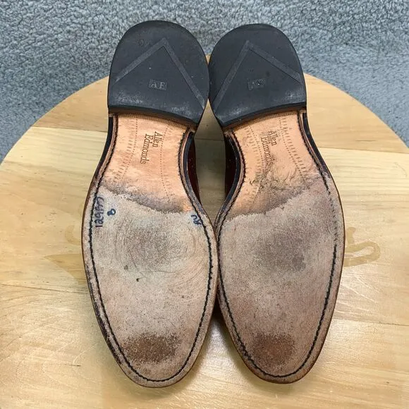 Allen Edmonds McClain Mens Size 9 Shoes Leather Wingtip Brogue Oxfords Brown