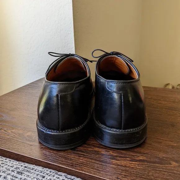 Allen Edmonds Park Avenue 5615 Black Cap Toe Oxford Dress Shoes Men's 13B