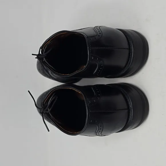 Allen Edmonds Quinton Wingtip Black Leather Oxfords Men's Size 10.5D