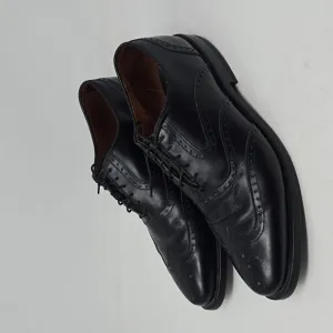Allen Edmonds Quinton Wingtip Black Leather Oxfords Men's Size 10.5D