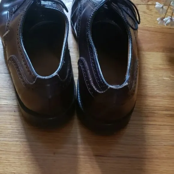 Allen Edmonds Sanford Cap-Toe Dress Shoes Men's Sz 11 Oxfords Dark Brown