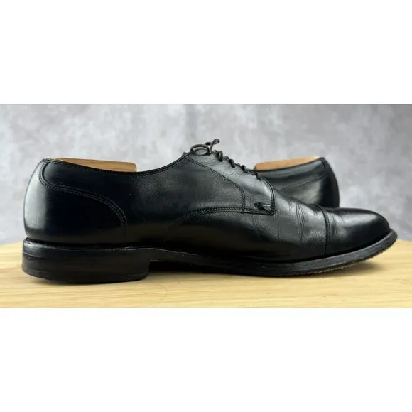 Allen Edmonds Shoes MARGATE Oxfords Cap Toe Men's SZ 9E - Black