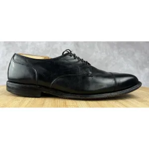 Allen Edmonds Shoes MARGATE Oxfords Cap Toe Men's SZ 9E - Black