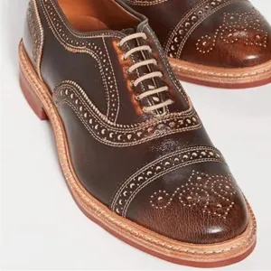 Allen Edmonds Strandmok Captoe Brogue Oxford, Men’s 12 Extra Wide