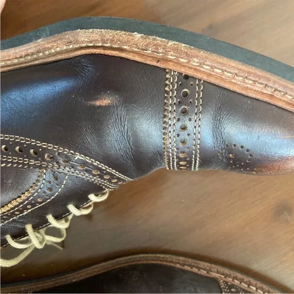 Allen Edmonds Strandmok Captoe Brogue Oxford, Men’s 12 Extra Wide