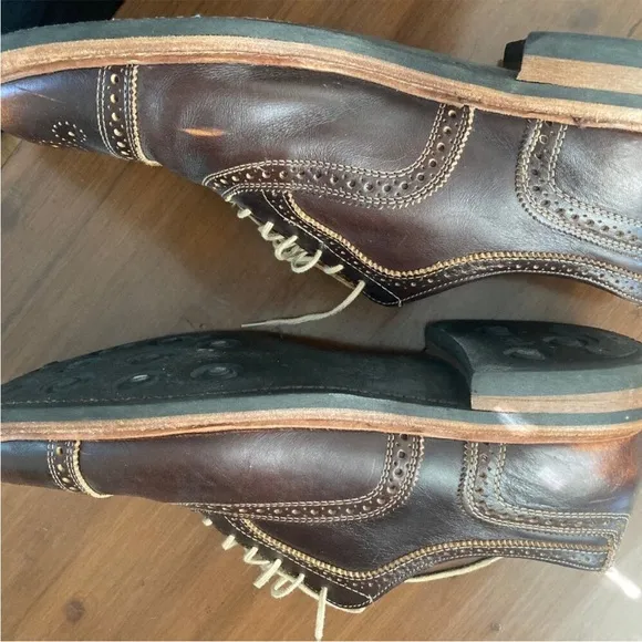 Allen Edmonds Strandmok Captoe Brogue Oxford, Men’s 12 Extra Wide