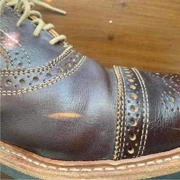 Allen Edmonds Strandmok Captoe Brogue Oxford, Men’s 12 Extra Wide