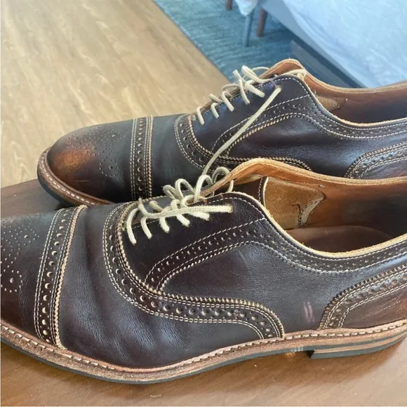 Allen Edmonds Strandmok Captoe Brogue Oxford, Men’s 12 Extra Wide