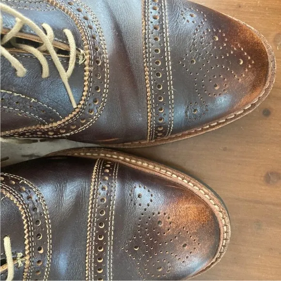 Allen Edmonds Strandmok Captoe Brogue Oxford, Men’s 12 Extra Wide
