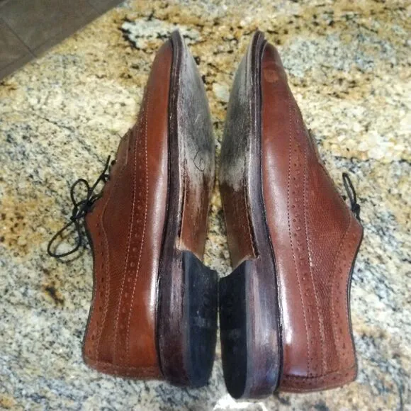 Allen Edmonds sz 10 D Regent Street men’s Oxfords Brown Wingtip Made in USA
