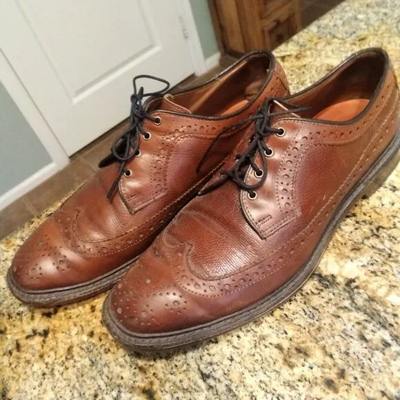 Allen Edmonds sz 10 D Regent Street men’s Oxfords Brown Wingtip Made in USA