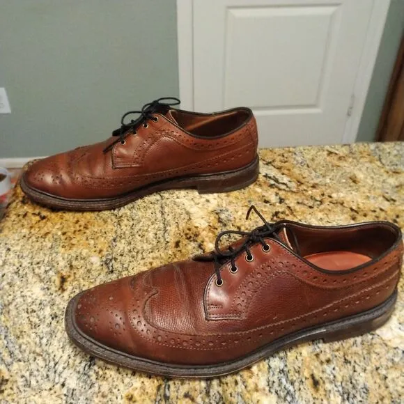 Allen Edmonds sz 10 D Regent Street men’s Oxfords Brown Wingtip Made in USA