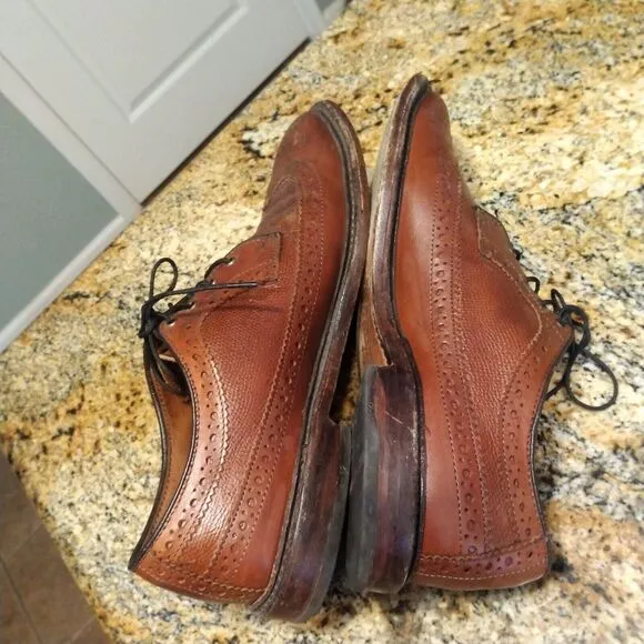 Allen Edmonds sz 10 D Regent Street men’s Oxfords Brown Wingtip Made in USA