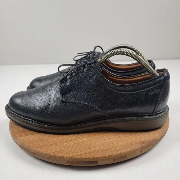 Allen Edmonds Wanderer Plain Toe Oxfords Mens Black Dress Shoes Size 11.5 D
