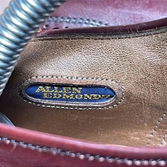 Allen Edmonds Lloyd Wingtip Shoes Oxford Size 8.5E