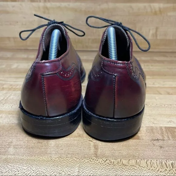Allen Edmonds Lloyd Wingtip Shoes Oxford Size 8.5E