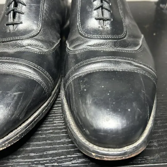Allen Edmonds Winhall Cap Toe Oxfords Men's Size 11 D Black