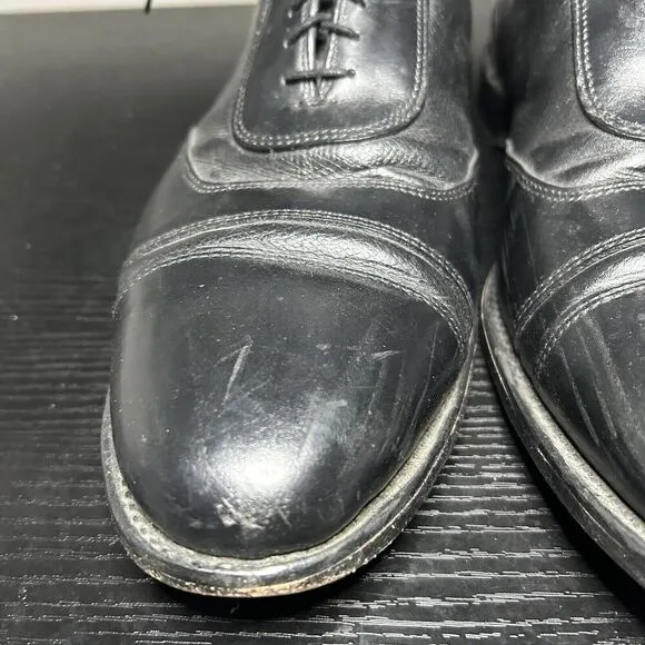 Allen Edmonds Winhall Cap Toe Oxfords Men's Size 11 D Black