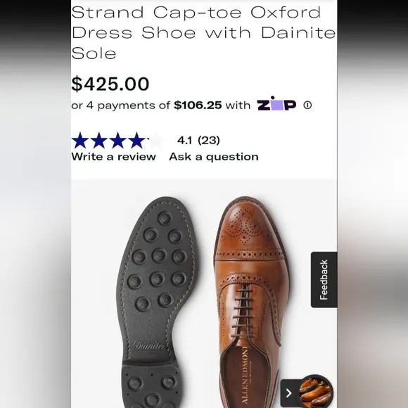 Allen Edmunds Oxford Dress Shoe!