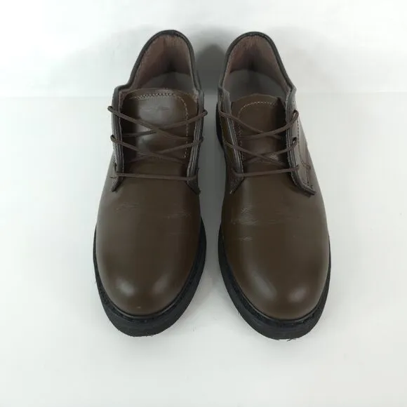Altama O2 Oxford Leather 609314 Womens Brown Oxfords Plain Toe Shoes Size 8M