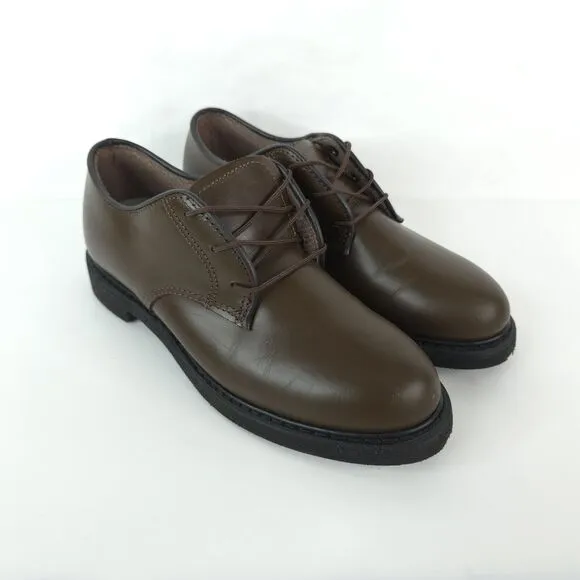 Altama O2 Oxford Leather 609314 Womens Brown Oxfords Plain Toe Shoes Size 8M