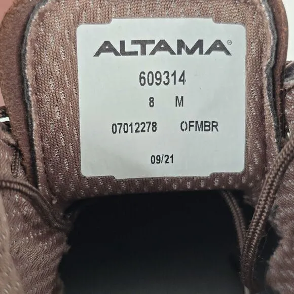 Altama O2 Oxford Leather 609314 Womens Brown Oxfords Plain Toe Shoes Size 8M