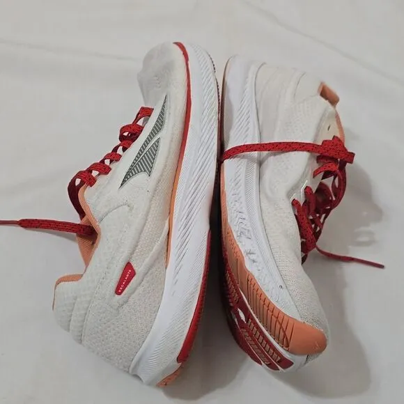 Altra Escalante Road Running Shoes Men's 8.5 White Red Athletic Sneakers
