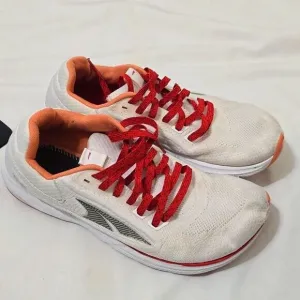 Altra Escalante Road Running Shoes Men's 8.5 White Red Athletic Sneakers