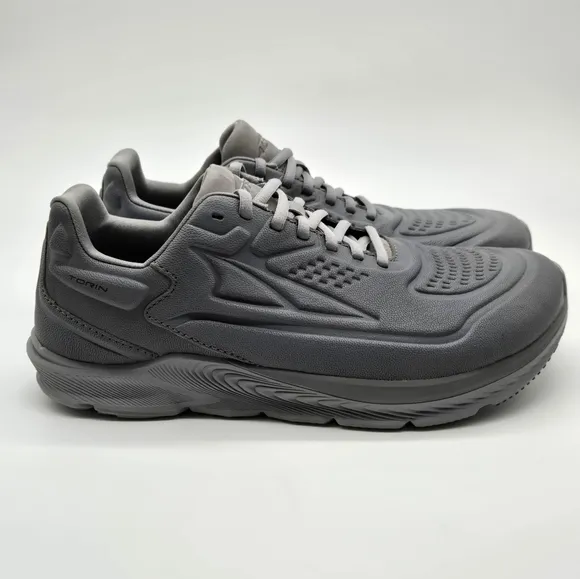 ALTRA Mens Torin 5 Gray Leather Running Shoes AL0A546X220 Men’s Size 9.5
