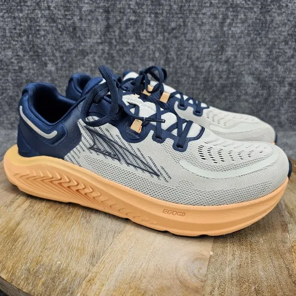 Altra Paradigm 7 Womens Size 10 Gray Navy Zero Drop Footshape Running Shoes