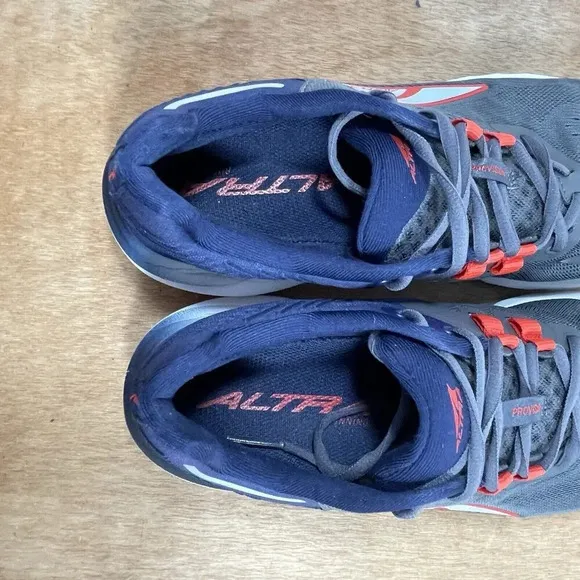 Altra Provision 7 Men Size 10 Gray Blue Running Shoes Sneakers Lace Up