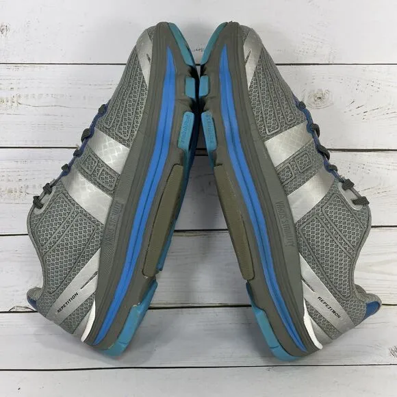Altra Repetition Road Running Shoes Womens Size 9 Gray Blue Mesh Athletic
