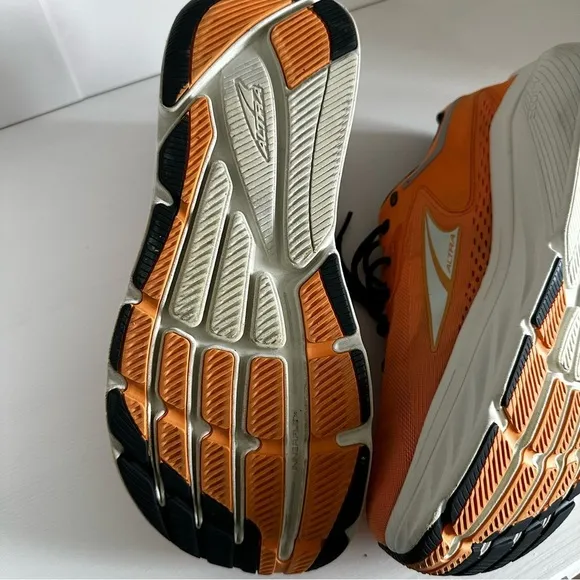 Altra Via Olympus Shoes Men’s Size 12.5 Orange Road Running Zero Drop Sneakers