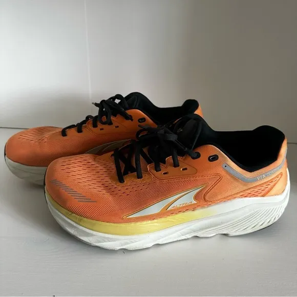 Altra Via Olympus Shoes Men’s Size 12.5 Orange Road Running Zero Drop Sneakers