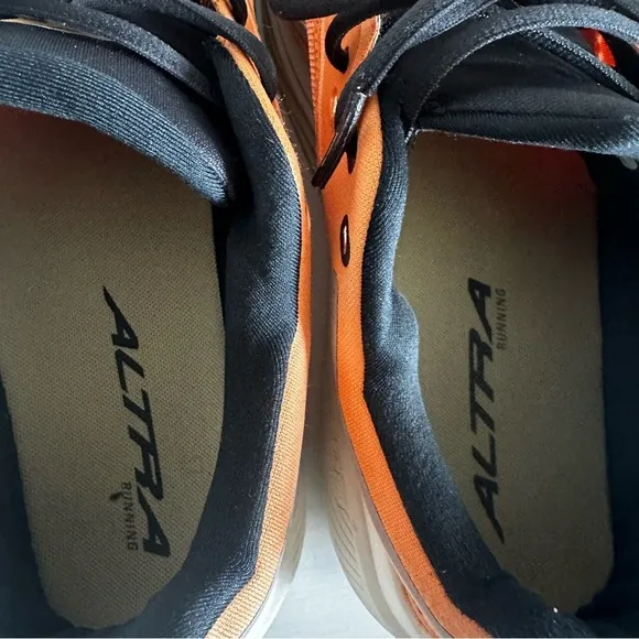 Altra Via Olympus Shoes Men’s Size 12.5 Orange Road Running Zero Drop Sneakers