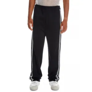 AMI Double Stripe Regular Fit Track Pants Nautic Blue Size L 4074