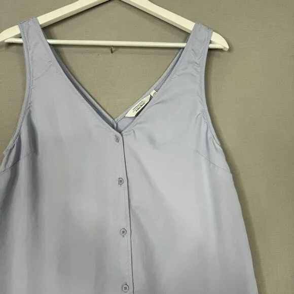 &amp; Other Stories Womens Dress S Lavender Purple Eco Cupro Button Slip Minimalist