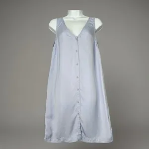 &amp; Other Stories Womens Dress S Lavender Purple Eco Cupro Button Slip Minimalist