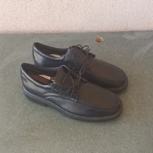 &quot;Make Offer&quot; Nunn Bush Black Leather Oxfords with Polished Finish Non Slip