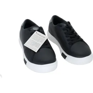 Anodyne Women's Casual Black Sneakers, Wide Black Size 7 US 37W