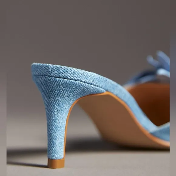 Anthropologie 3D Floral Kitten Heels