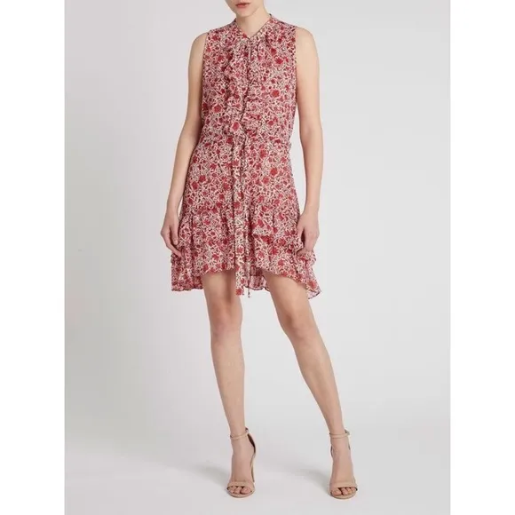 Anthropologie Caricia Ruffled Mini Dress by MISA