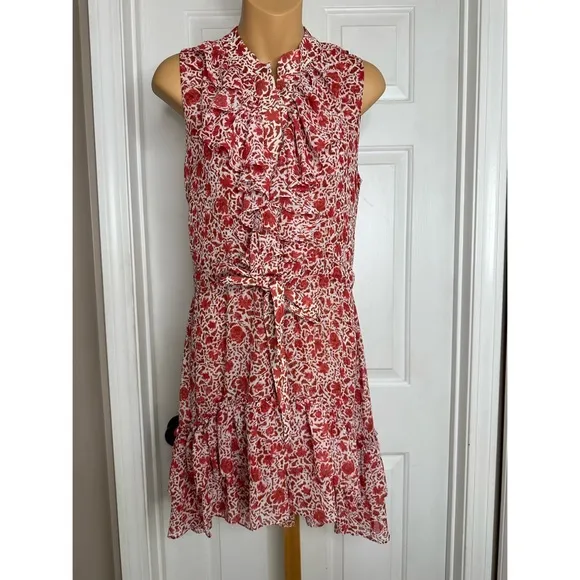Anthropologie Caricia Ruffled Mini Dress by MISA