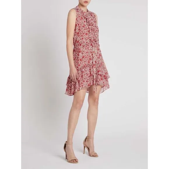 Anthropologie Caricia Ruffled Mini Dress by MISA