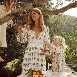 Anthropologie Carla Embroidered Maxi Dress US size 0